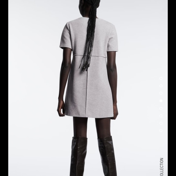 Zara Gray Dress - Picture 2 of 8